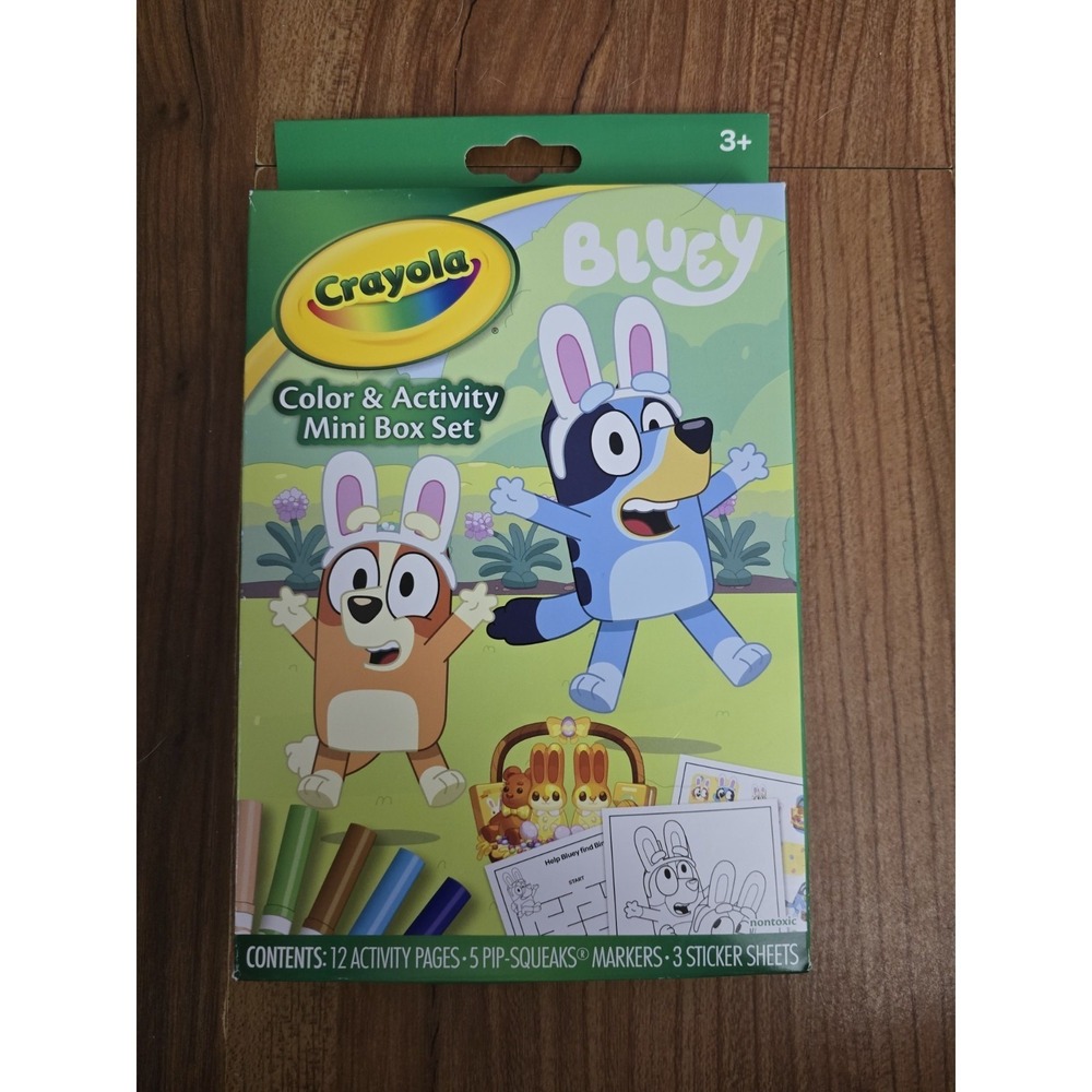 Crayola Bluey Color & Activity Mini Box Set Markers Stickers Pages
